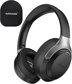 LC30Pro Hybrid Active Noise Cancelling Headphones, 100H Playtime Bluetooth Headphones, HiFi Audio Wireless Headphone with 3 EQ Modes, Low Latency & Foldable Design for Work/Travel/TV