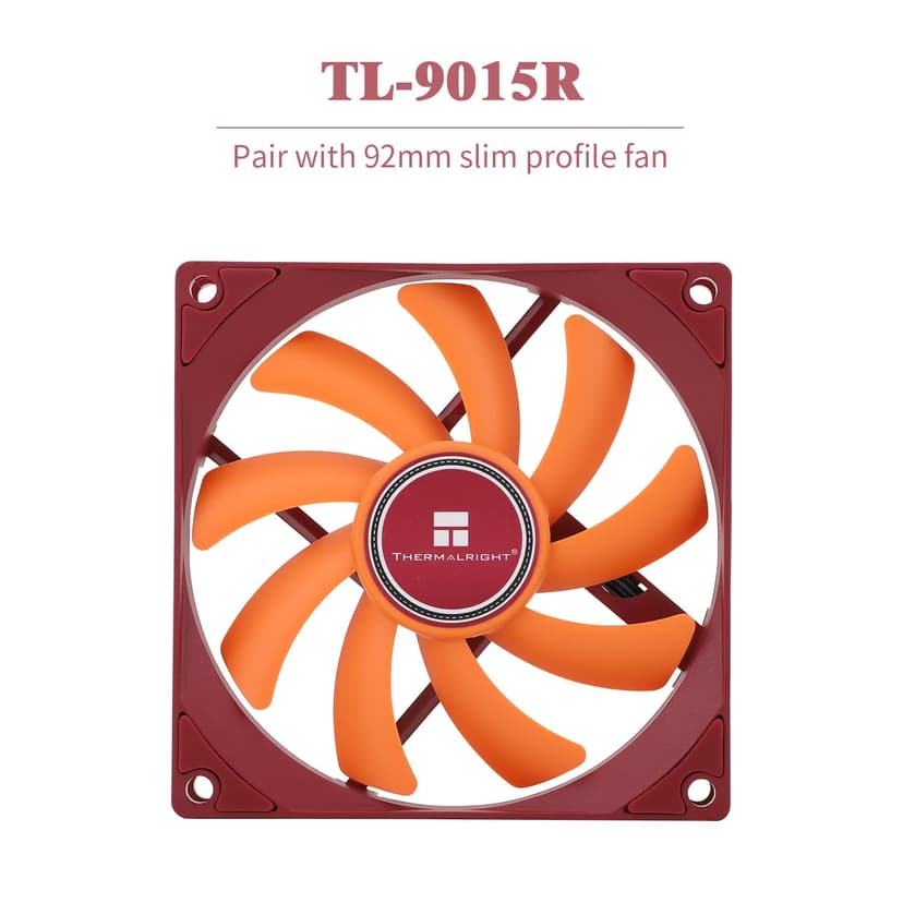 Thermalright AXP90-X53 Full Cooper Low Profile CPU Cooler ITX,with 92mm TL-9015R Slim PWM Fan ITX CPU Cooler,AGHP Technology,53mm Height,for AMD AM4 AM5/Intel 1700/1150/1151/1200/1851(AXP90 X53 Full)