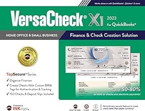 VersaCheck X1 2023 for QuickBooks - Finance and Check Creation Software [PC Download]