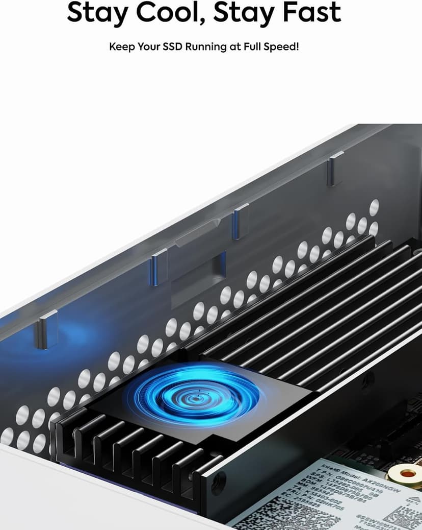 MINISFORUM NAB9 Plus Mini PC Intel Core i9-12900HK(14C/20T), 32GB RAM 1TB SSD, HDMI+DP+USB4(PD) Video Outputs Mini Computers, OCuLink Port, 2X 2.5G LAN Port Intel Iris Xe Graphics Desktop Computer