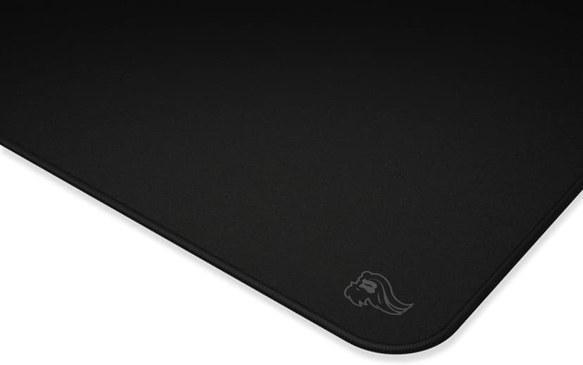 Glorious XL Heavy Gaming Mouse Mat/Pad - Stealth Edition - Extra 5mm Thick, Stitched Edges, Black Cloth Mousepad | 16"x18" (G-HXL-Stealth)