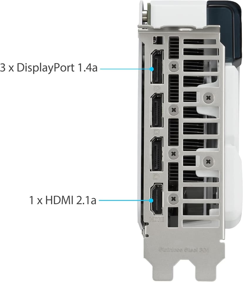 ASUS Dual GeForce RTX™ 4060 OC White Edition 8GB GDDR6 (PCIe 4.0, 8GB GDDR6, DLSS 3, HDMI 2.1a, DisplayPort 1.4a, 2.5-Slot Design, Axial-tech Fan Design, 0dB Technology, and More)