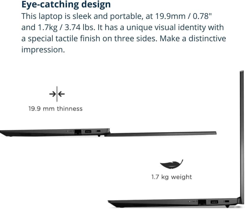 Lenovo V15 Business Laptop • 32GB RAM • 1TB SSD • Intel 4-core Processor • 15.6" FHD • Ethernet Port • HDMI • Windows 11 Pro • Sleek Design • Effortless Elegance