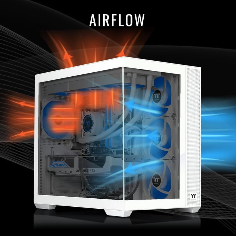 Thermaltake LCGS View i1480S-380 Gaming Desktop (Intel® Core™ i9-14900KF, ToughRam 32GB DDR5 6000MT/s RGB Memory, NVIDIA® GeForce RTX™ 5080, 1TB NVMe M.2, WiFi, Windows 11) V38S-Z790-580-LCS