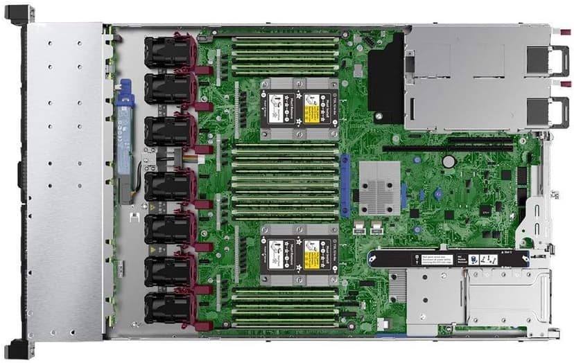 HP ProLiant DL360 Gen10 Server Bundle with 2 x Intel Silver 4110 8 Core CPUs, 256GB RAM, 15.36TB SSDs, RAID, Rail Kit
