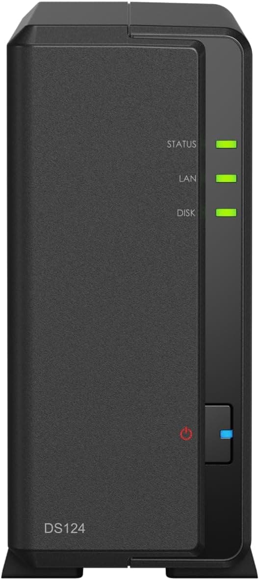 Synology 1-Bay DiskStation DS124 (Diskless) Black