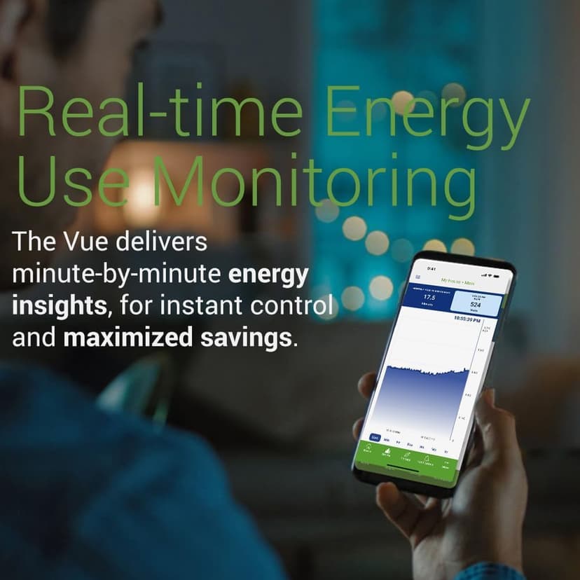 Emporia Vue 3 Home Energy Monitor - Smart Home Automation Module and Real Time Electricity Usage Monitor, Power Consumption Meter, Solar and Net Metering for UL Certified Safe Energy Monitoring