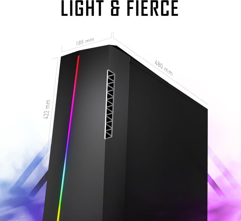 MSI Aegis SE Gaming Desktop: Intel Core i5-13400F, Geforce RTX 3050, 16GB DDR5, 500GB M.2 NVMe SSD, ARGB Fan Air Cooling, Type C, VR-Ready, Window 11 Home : 13TA-1233US