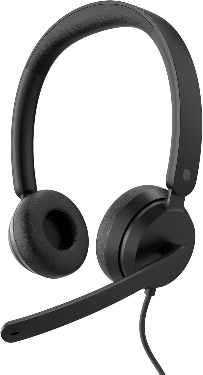 Incase Modern USB-C Headset - Designed by Microsoft - Wired USB-C Connection, On-Ear Stereo Headphones, Noise Cancelling Mic & Volume Controls, Teams Certified, Optimized Mic & Speakers - Mac/Windows