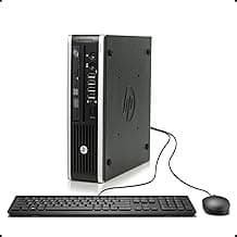 HP Elite 8300 Ultra Slim Desktop Computer, Intel Quad Core i5-3470S CPU, 8GB DDR3, 500GB HDD, USB 3.0, Windows 10 Pro (Renewed)