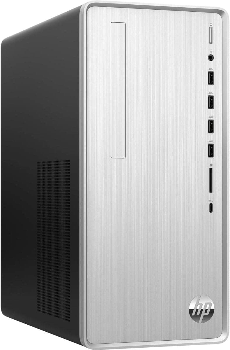 HP Pavilion Desktop PC, AMD Ryzen 5 4600G Processor 6-core with Radeon Graphics, 12 GB DDR4-3200 SDRAM, 512 GB HD - Windows 10 Home, Multi-Display Capable, 5.1 Surround Sound (TP01-1140)