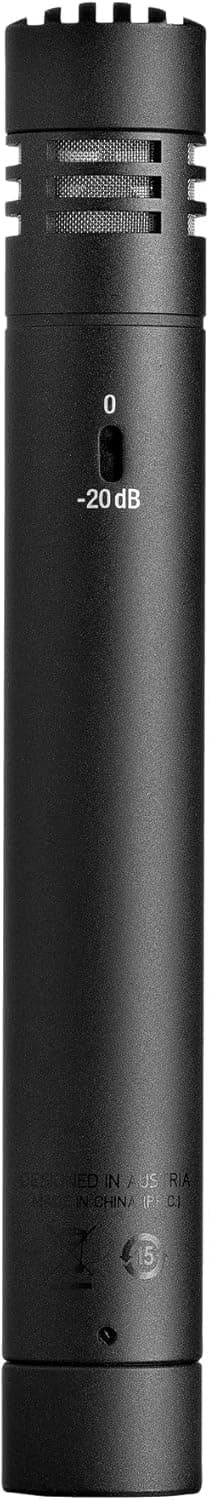 AKG Pro Audio Instrument Condenser Microphone, XLR, Black (P170)