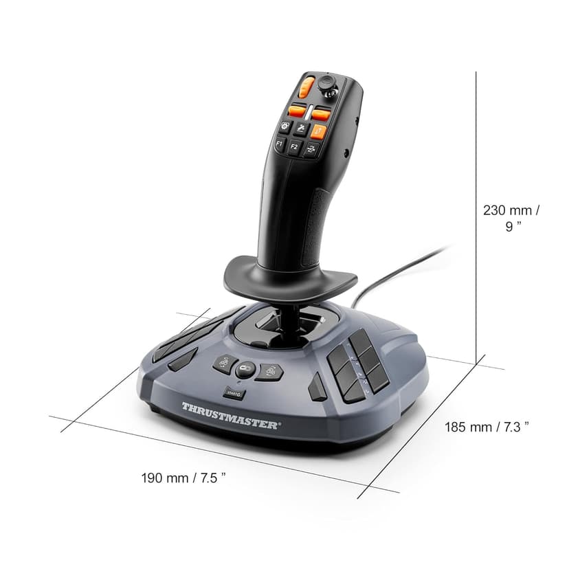 Thrustmaster SimTask Farmstick, 3-Axis Joystick for Farm Simulation Gaming (Compatible with PC)
