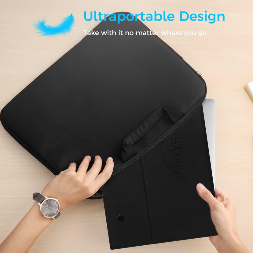 Portable Monitor, 15.6'' FHD 1080P Portable Laptop Monitor USB C HDMI Second External Monitor for Laptop, Desktop, Tablet, Phones, PS4/5, Xbox, Switch, Dual Speaker with Protective Case