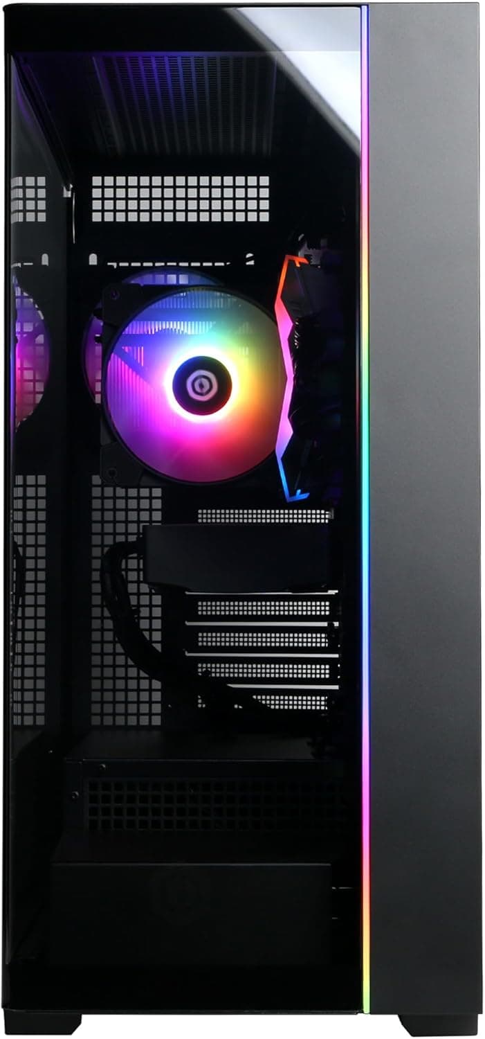 CyberPowerPC Gamer Master Gaming PC, AMD Ryzen 7 8700F 4.1GHz, GeForce RTX 5060 Ti 8GB, 16GB DDR5, 1TB PCIe 4.0 SSD, WiFi Ready & Windows 11 Home (GMA2900A2)