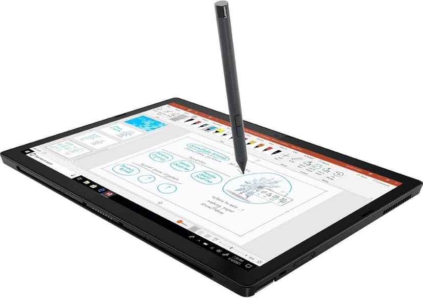 Lenovo ThinkPad X12 Tablet w/Detachable Keyboard (12.3" FHD+ Touchscreen, Intel Core i7-1160G7, 16GB RAM, 512GB SSD, Active Pen) 2-in-1 Business, Enterprise Laptop, Webcam, FP, Backlit KB, Win 11 Pro