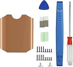 Heatsink Thermal Pad for Steam Deck SSD, M.2 2230 NVME SSD Copper Heat Sink Cooling Thermal Pastes Back Cover Opening Tools Back Screws Replacements Screwdriver Repair Kit for Stream Deck SSD