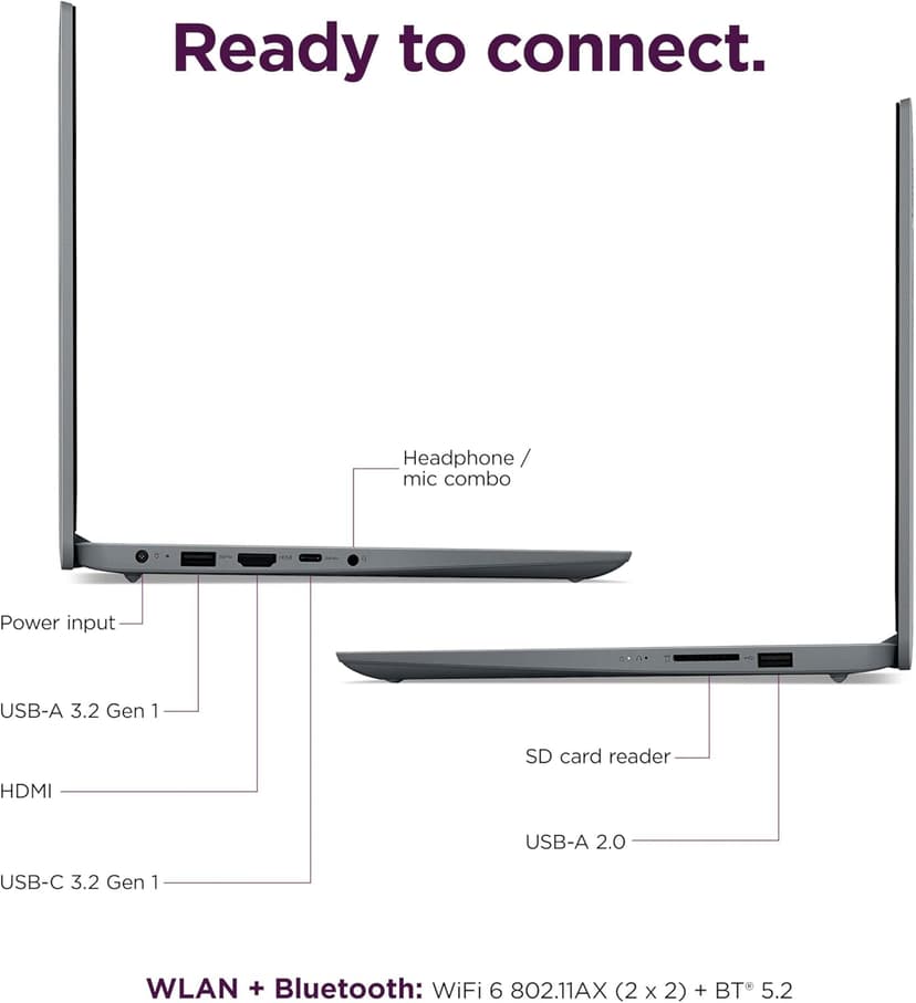 Lenovo Ideapad Touchscreen Laptop Computer for Home Business Student, 15.6" FHD, 24GB DDR4 RAM, 1TB PCIe SSD, Intel 6-Core CPU (Beat i5-1155G7), WiFi 6, HDMI, Windows 11 Pro S, BEF-ectoy USB C Hub