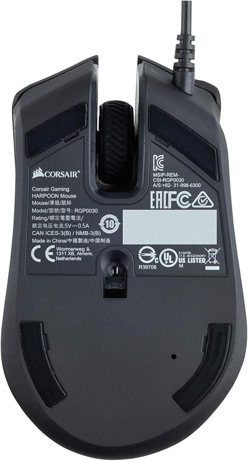 Corsair Harpoon PRO - RGB Gaming Mouse - Lightweight Design - 12,000 DPI Optical Sensor, Wired Pro