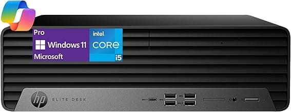 HP New Elite 600 G9 Small Form Factor Desktop, Intel i5-13500 (Beats i7-11700K), 16GB RAM, 512GB SSD, HDMI, Type-C, DP, Support 4K, Wired Keyboard and Mouse, Windows 11 Pro