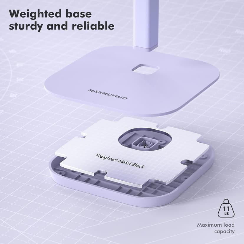 Headphone Stand, Desktop Headset Holder (Purple) Heavy Base Desk Earphone Stand Aluminum Gaming Headset Hanger Rack for AirPods Max, AirPods, AirPods Pro, Beats, Bose