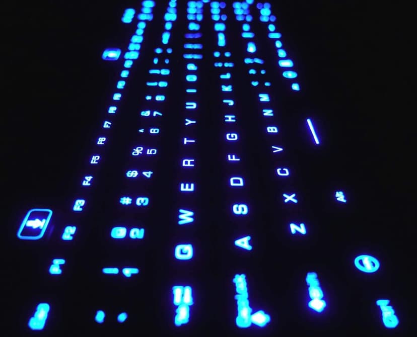 DS International DSI LED Backlit Keyboard with Number Pad - Industrial IP68 Waterproof Rugged Silicone IKB106BL