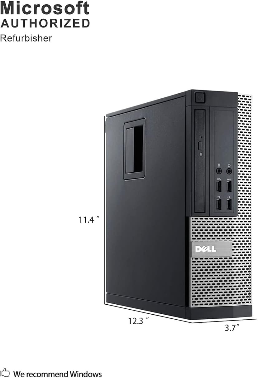 Dell Optiplex 7020 Desktop Computer, Intel Quad-Core i5-4570-3.2GHz, 32 GB RAM, 512GB SSD HDD, DVD, USB 3.0, WiFi, HDMI, Windows 10 Pro (Renewed)