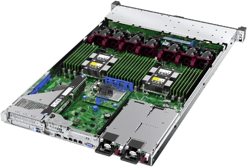 HPE ProLiant DL360 Gen10 1U Rack Server Bundle with Dual Xeon 6130 2.10 GHz, 256GB DDR4 Memory, 7.68TB Enterprise SSD Storage, RAID, Dual Power, iLO, Rail Kit