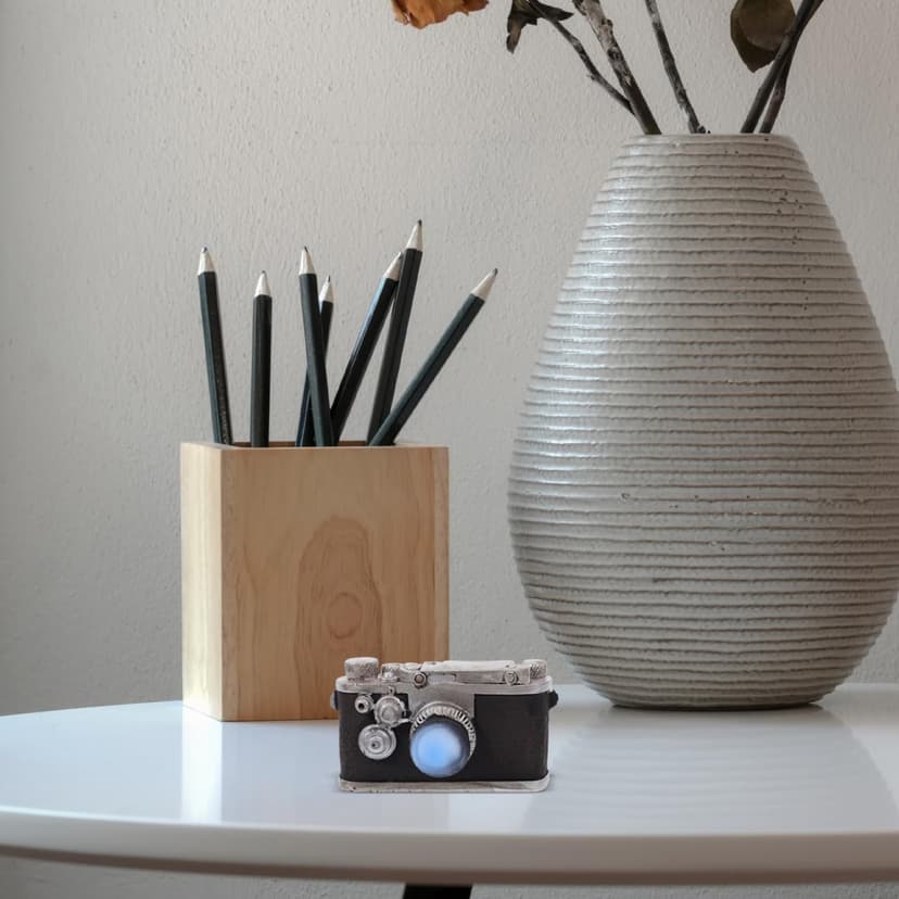 NOLITOY Retro Camera Ornaments, Miniature Camera Figurine Mini Decoration Accessories Photography Props for Desktop Home Decor