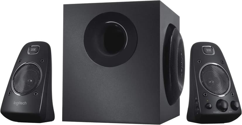 Logitech Z623 400 Watt Home Speaker System, 2.1 Speaker System - Black