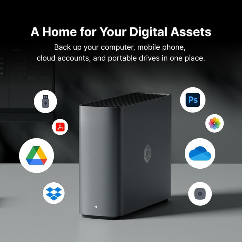 Synology BeeStation Plus 8TB Personal Cloud Storage Device (BST170-8T)