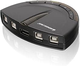 IOGEAR 4-Port USB 2.0 Automatic Printer Switch, GUB431