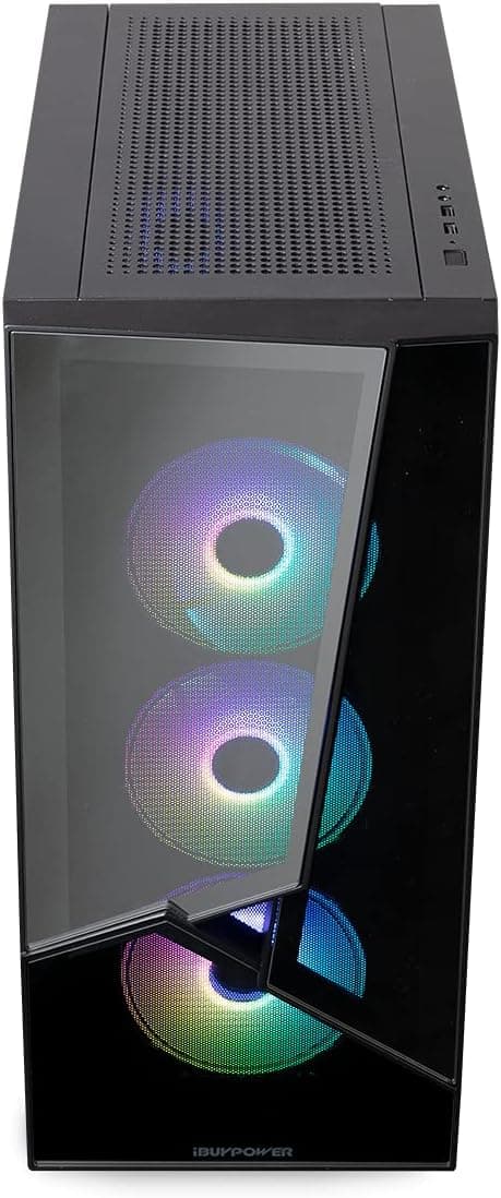 iBUYPOWER Pro Gaming PC Computer Desktop - SlateMR 246i (Intel Core i5-11400F 2.6GHz, AMD Radeon RX 6500XT 4GB, 8GB DDR4, 500GB NVMe, RGB Fans, WiFi Ready, Windows 11 Home)