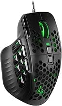 SOLAKAKA SM809 MMO Gaming Mouse Wired RGB with 9 Side Buttons, 22800 DPI High Precision Sensor Optical Ergonomic Gamer Mouse,16 Programmable Custom Macro Shortcuts Remapping PC Gaming Mice for Windows
