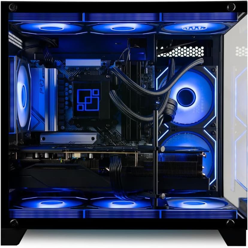 Panorama Gaming PC Desktop (NVD GeForce RTX 5080, Intel 24-Core i9-14900KF Processor, 96GB DDR5 RAM, 2x2TB Gen4 NVMe SSD, WiFi 6E, HDMI, Windows 11 Pro) Best 2025 Prebuilt Tower RGB Gamer Computer