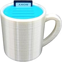 SD Card Holder – Mini Coffee Mug Organizer for Photographers, Videographers & Tech Desks – Fun Desktop Storage Cup – 3D Printed in Canada