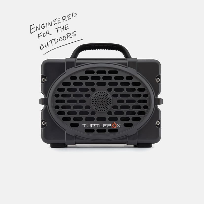 Turtlebox Original Gen 3: Portable Outdoor Bluetooth Speaker – Ultra-Loud (120dB), Waterproof (IP67), Rugged, Impact-Resistant, 3-Day Battery | Party Mode: Unlimited Pairing Stereo, Gray/Hot Pink
