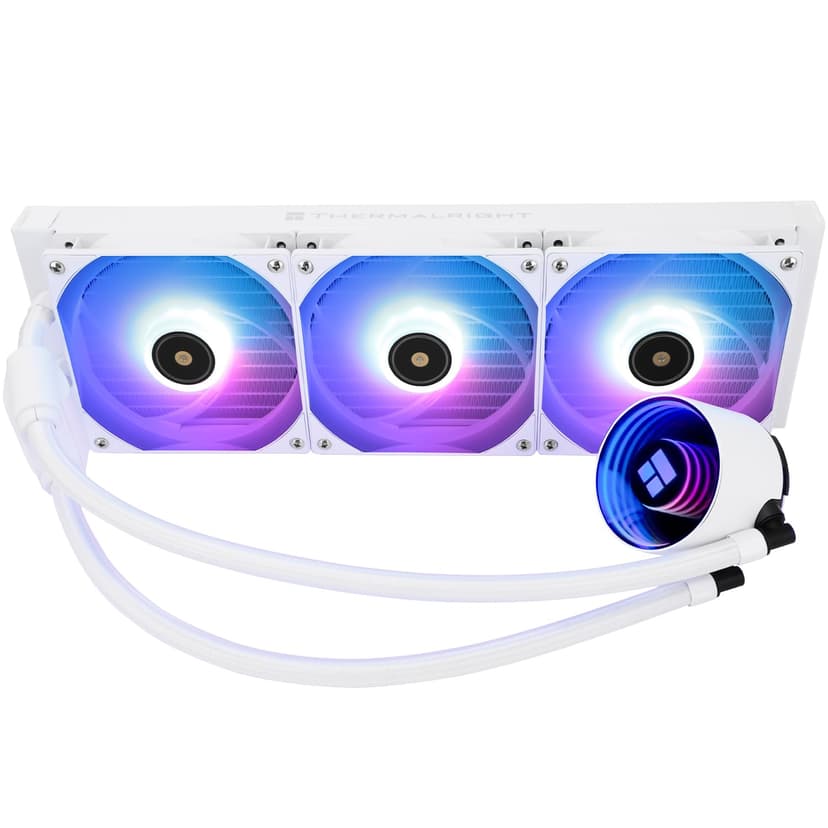 Thermalright Frozen Notte 360 White ARGB V2 Water Cooling CPU Cooler, 360 Specification CPU Liquid Cooler,3 PWM Fans, S-FDB Bearings, Suitable for AMD:AM4/AM5, Intel LGA 1851/1700/115X/1200/2011