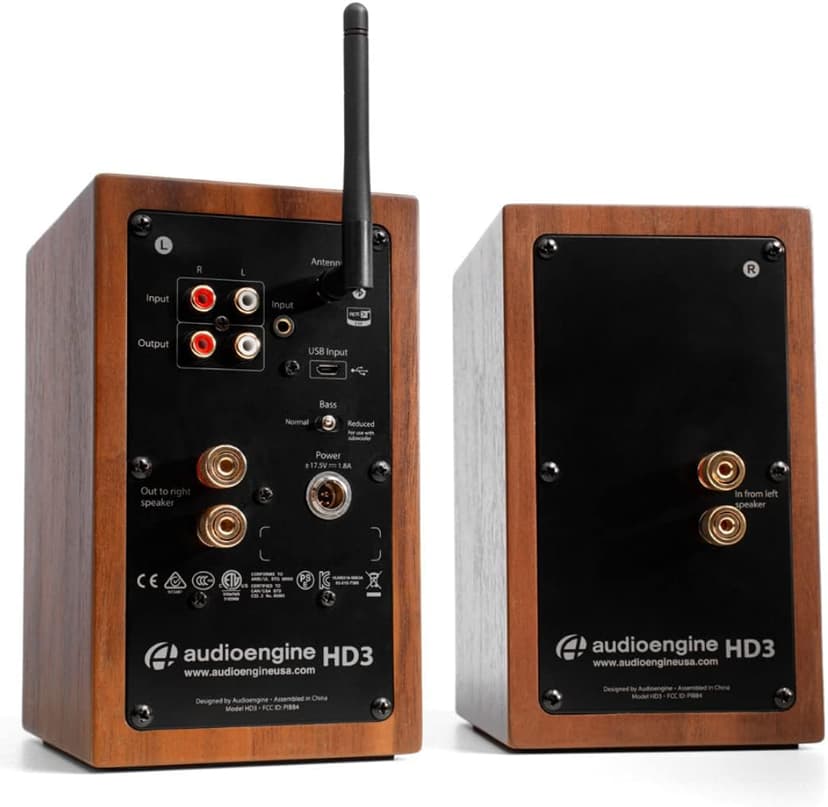 Audioengine A2-HD (HD3) Premium Computer Speakers for Desktop PC - 60W for Gaming Movies Music
