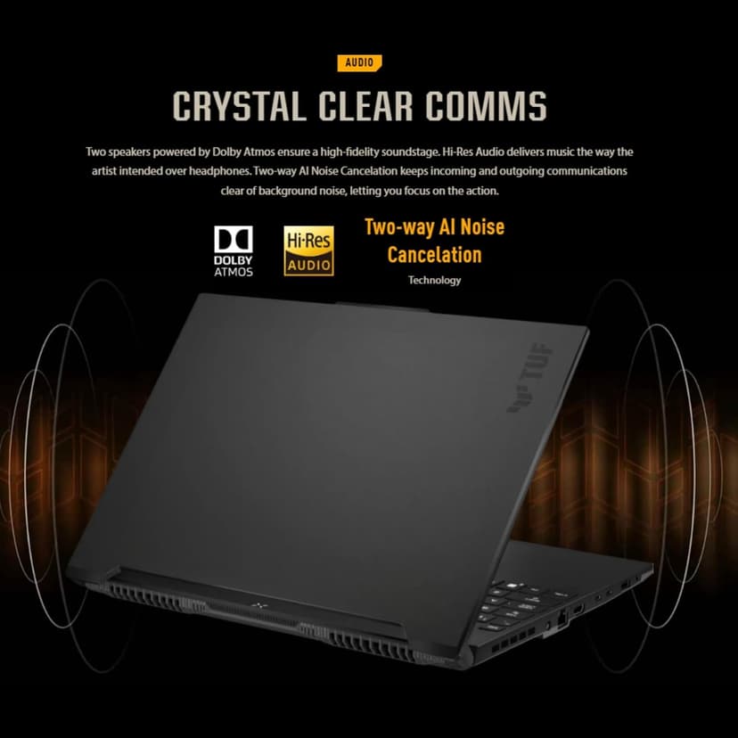 ASUS TUF A16 Gaming Laptop, Radeon RX 7700S 8 GB(Beats RTX 4060), AMD Ryzen 7 7735HS(Up to 4.75 GHz, Beats i7-13620H), 16" FHD 165 Hz, 64 GB DDR5, 2 TB SSD, Wi-Fi 6, Windows 11 Pro, Office 2024