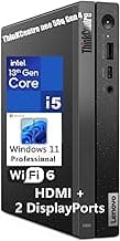 Lenovo ThinKCentre neo 50q Gen 4 Tiny 1L Business Mini Desktop Computer, 13th Gen Intel 8-Core i5-13420H (Beat i7-1355U), 16GB DDR4 RAM, 512GB PCIe SSD, 2 DisplayPorts, WiFi 6, Win 11 Pro, Vent-Hear