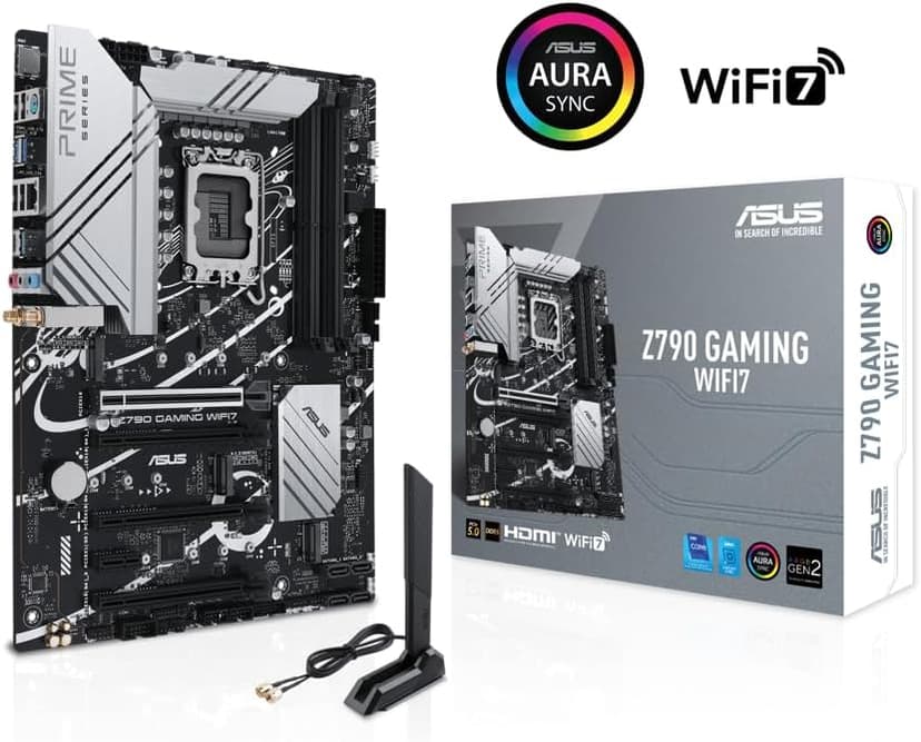 MICRO CENTER CPU Motherboard Combo - Intel i9-14900K 14th Gen 24-Cores LGA 1700 Desktop Processor with ASUS Z790 Gaming WIFI7 Motherboard