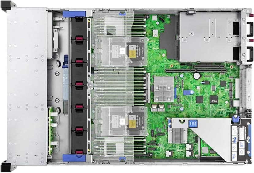 HPE ProLiant DL380 Gen10 2U Rack Server Bundle with Dual Xeon 6130 2.10 GHz, 256GB DDR4 Memory, 7.68TB Enterprise SSD Storage, RAID, Dual Power, iLO, Rail Kit
