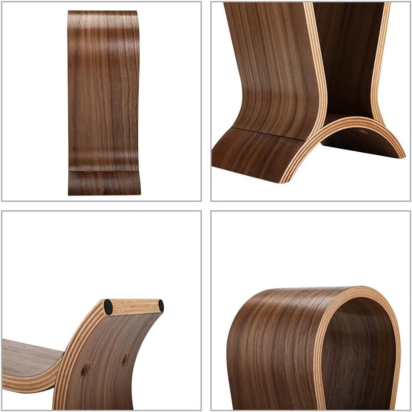 Headphone Stand Wood, Headset Stand for Desk, Walnut Gaming Headphone Holder Compatible for Sennheiser, Bose, Beats, Razer, AKG, Airpod Max, HyperX, Sony PS4 et.