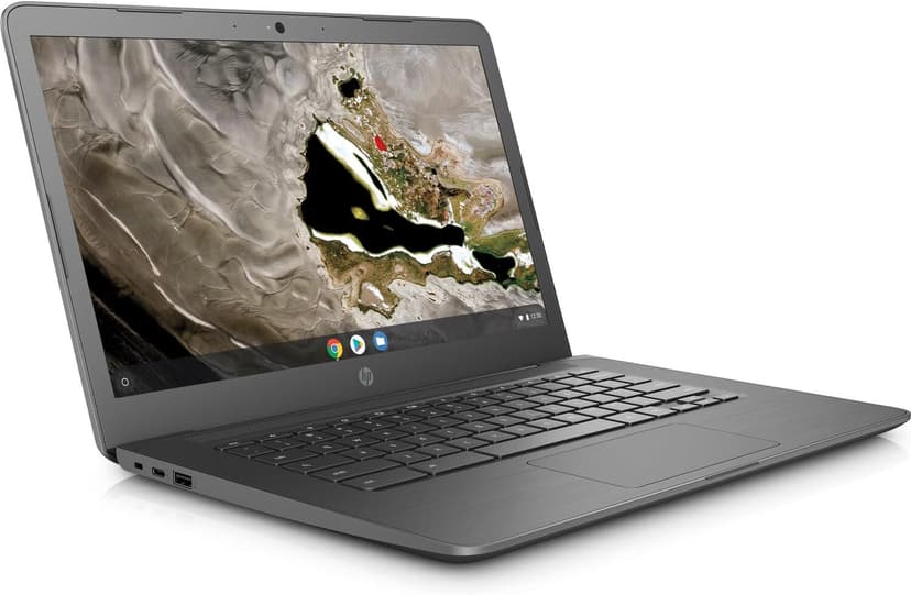 HP Chromebook 14A G5 Laptop 14" HD 1366 x 768 AMD A4-9120C Processor AMD Radeon R4 Graphics 4GB DDR4 RAM 32GB eMMC 1.6 GHz Chrome OS Wi-Fi Bluetooth Natural Silver (Renewed)