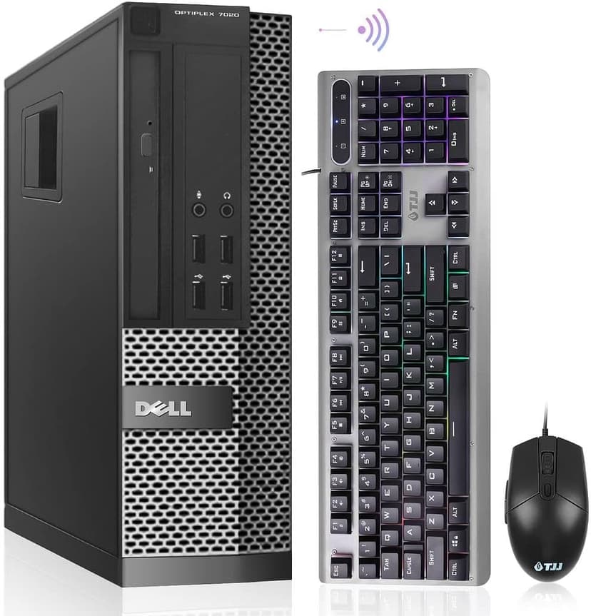 Dell OptiPlex 7020 Desktop Computer, 16GB Ram 256GB SSD, Intel Quad Core i7 4790 up to 4.0GHz, AC8260 Built-in WiFi 5, Dual Monitor Supported, DVD-RW HDMI Windows 10 Pro (Renewed)