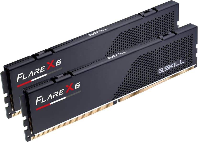 G.SKILL Flare X5 Series (AMD Expo & Intel XMP 3.0) DDR5 RAM 64GB (2X 32GB) 6000MT/s CL36-36-36-96 1.35V Desktop Computer Memory U-DIMM - Matte Black (F5-6000J3636F32GX2-FX5)