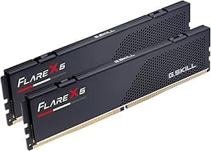 G.SKILL Flare X5 Series (AMD Expo) DDR5 RAM 32GB (2x16GB) 6000MT/s CL30-38-38-96 1.35V Desktop Computer Memory UDIMM - Matte Black (F5-6000J3038F16GX2-FX5)
