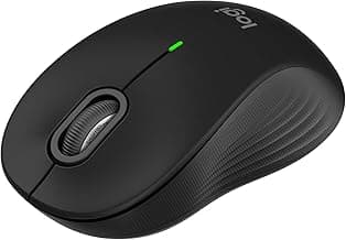 Logitech Signature M550 Wireless Mouse - for Small to Medium Sized Hands, 2-Year Battery, Silent Clicks, Customizable Side Buttons, Bluetooth, Multi-Device Compatibility - Black
