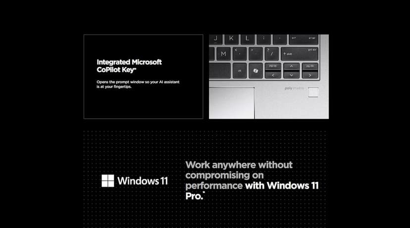 HP ZBook Firefly G11 Mobile Workstation (14" FHD+, NVIDIA RTX A500, Intel Core Ultra 7 155H, 64GB DDR5 RAM, 2TB SSD) AI Copilot Laptop for Engineer, Designer, IST Hub, Backlit, Fingerprint, Win 11 Pro
